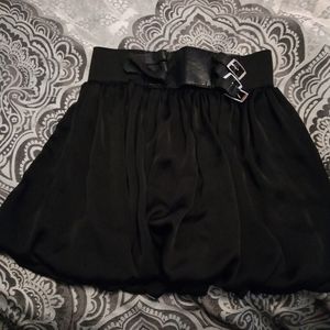 Max rave black mini skirt
